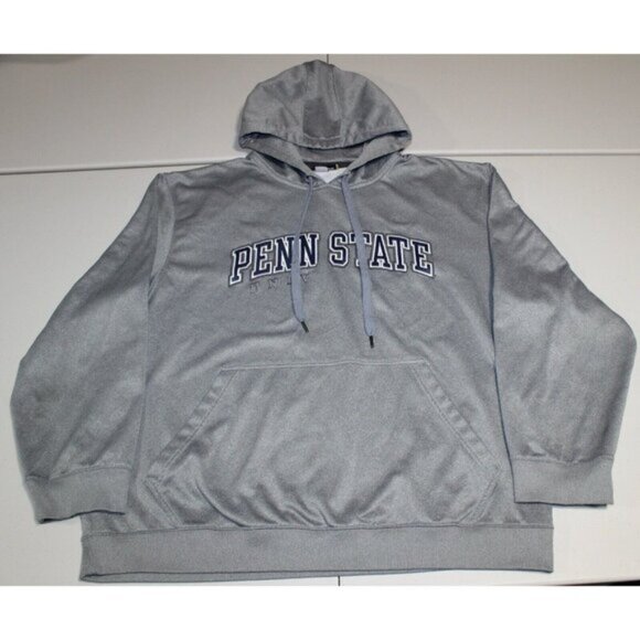 Penn State Nittany Lions Under Armour Loose Hoodie Sweatshirt Pullover XXL Gray - Picture 1 of 4